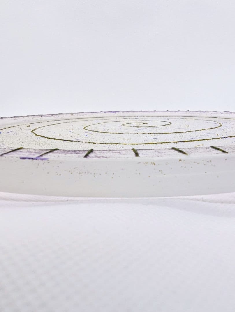 扇田克也　ガラス皿　未使用品