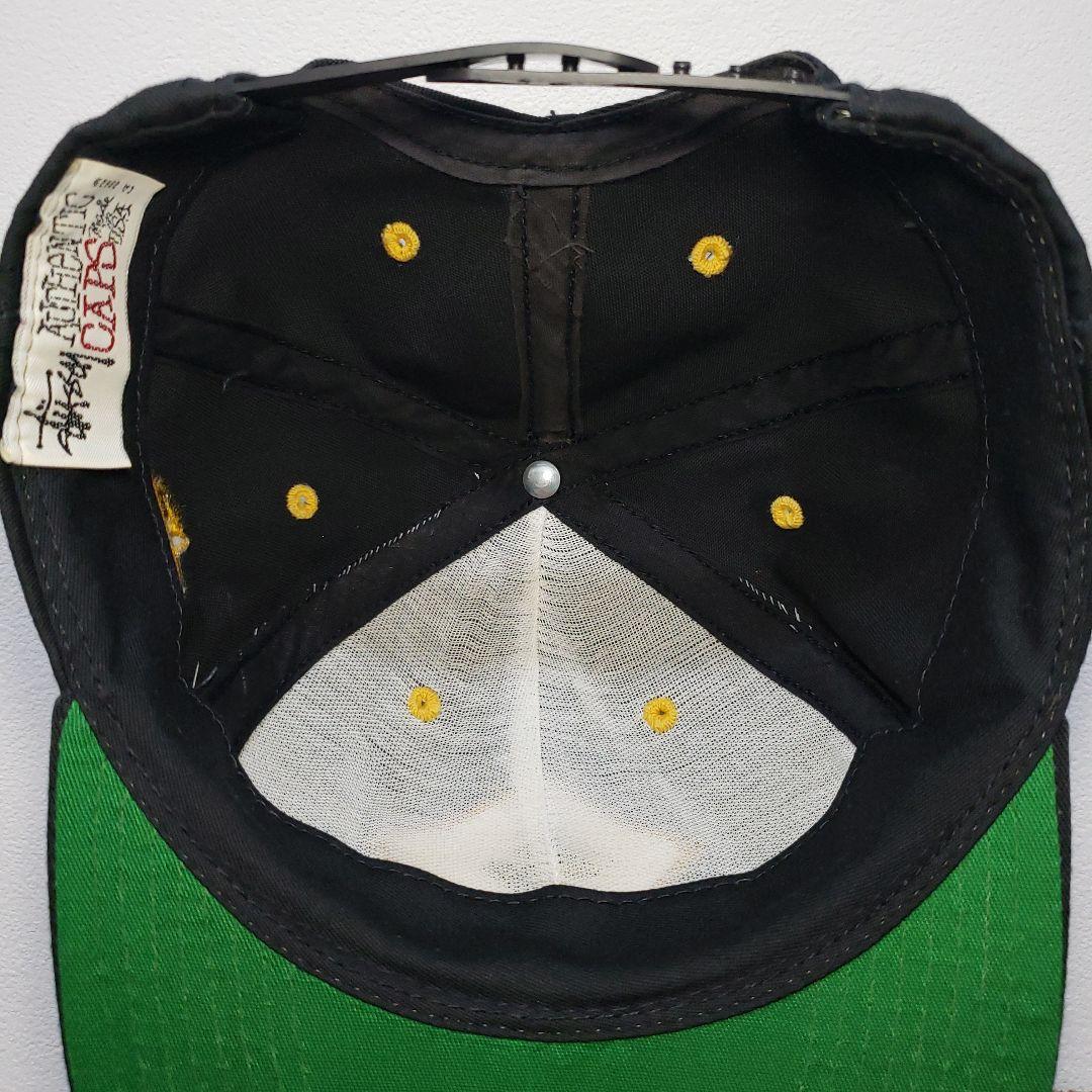 stussy old cap 90年代 6パネル キャップ Sロゴ アーカイブ