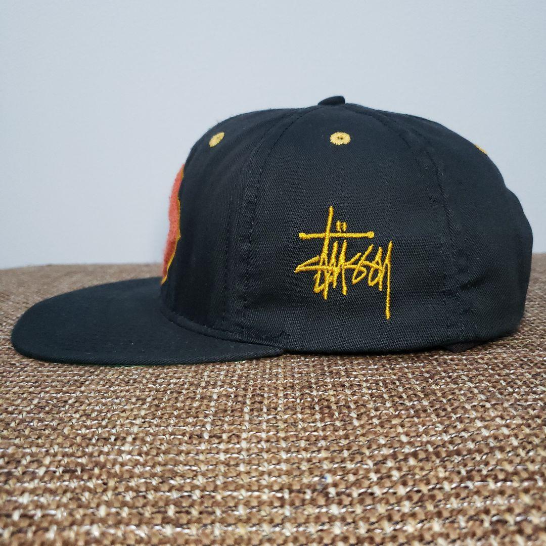 stussy old cap 90年代 6パネル キャップ Sロゴ アーカイブ