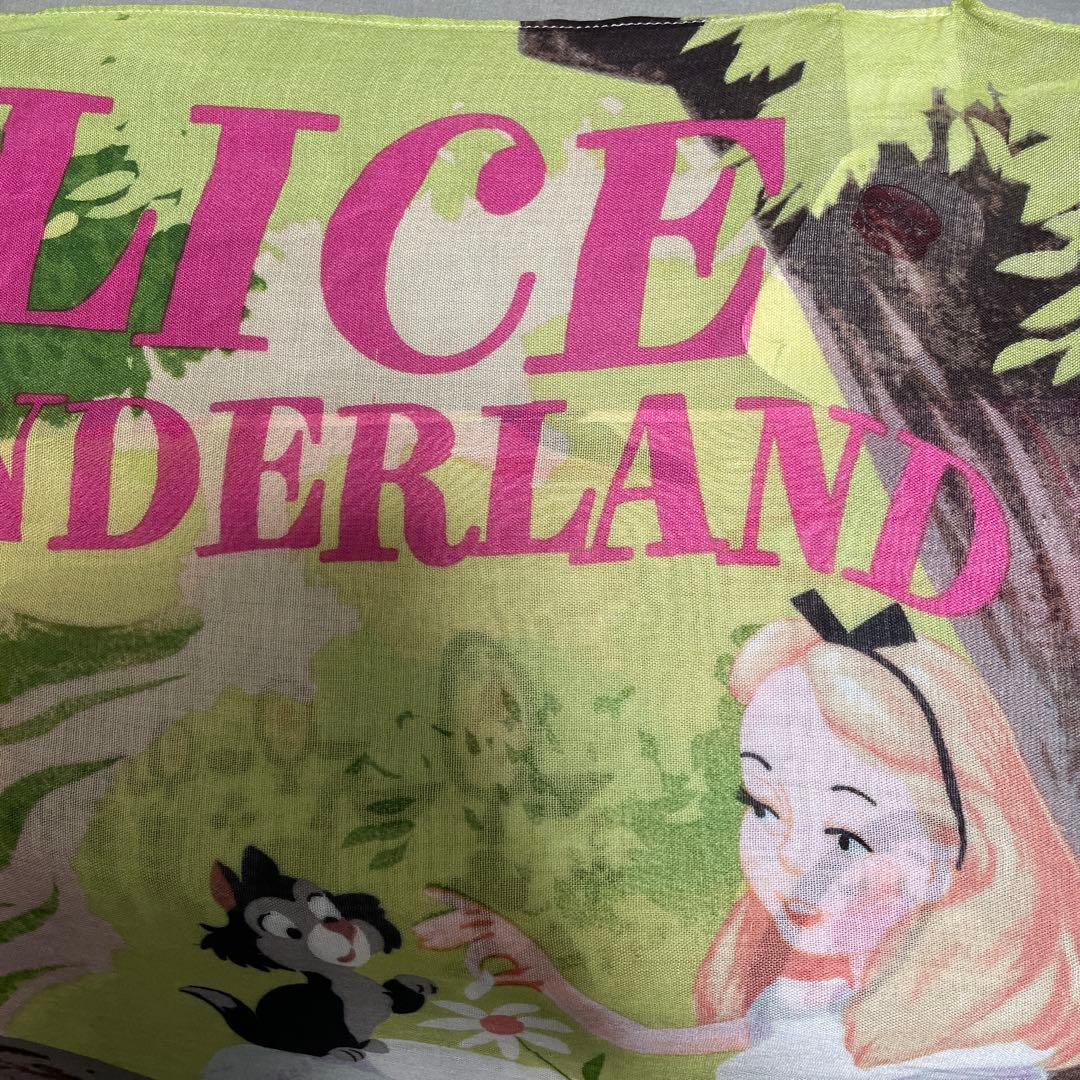 ディズニー　不思議の国のアリス　Alice ストール　ショール　レア　貴重　羽織