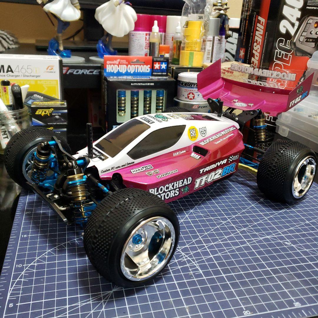 タミヤ TT-02BR フルオプション ハイエンド 4WD ピンク プロポセット