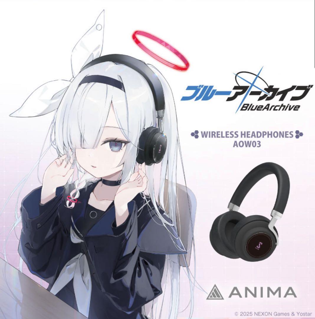 プラナ ヘッドホン ANIMA AOW03 ブルアカ ONKYO 新品未開封