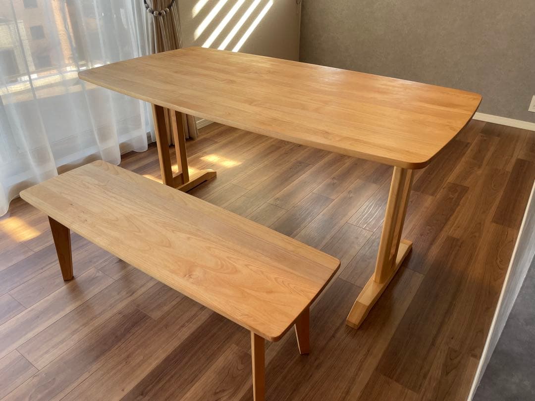 【美品】モモナチュラル DINING TABLE OVAL TOP 27