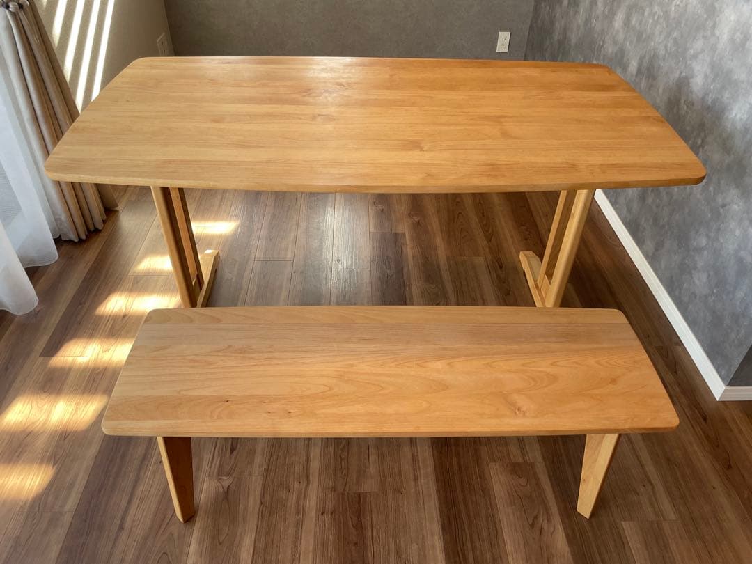 【美品】モモナチュラル DINING TABLE OVAL TOP 27