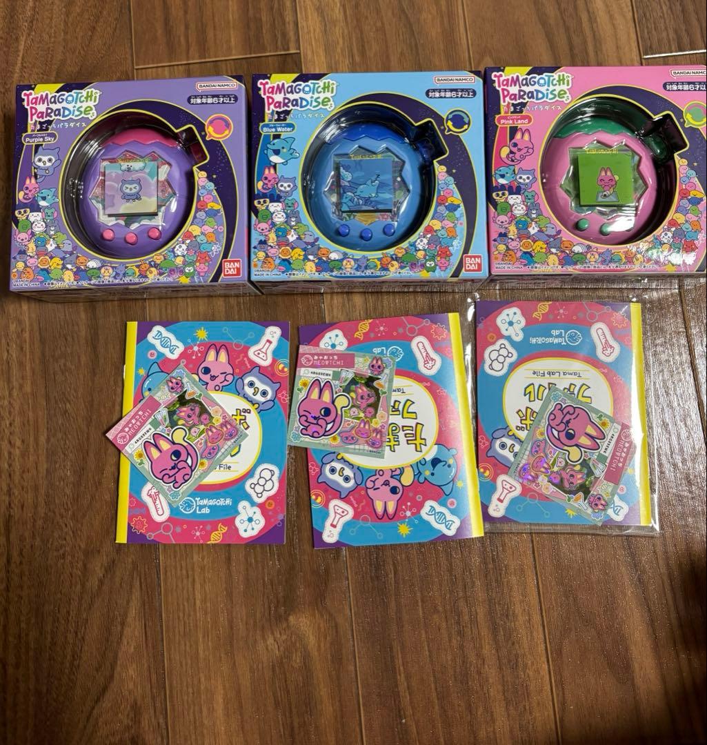 たまごっちパラダイス Tamagotchi Paradise 3個セット 付属品