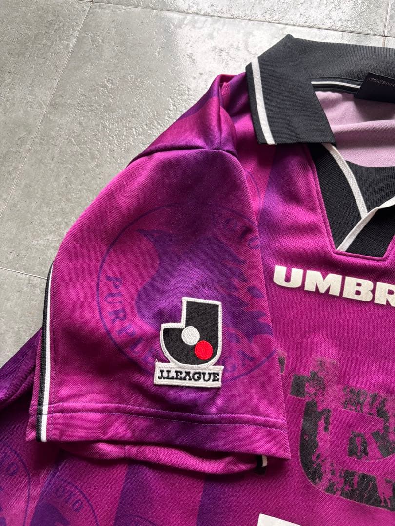 99-00 三浦和良　京都パープルサンガ　アンブロ　ユニフォーム　正規品