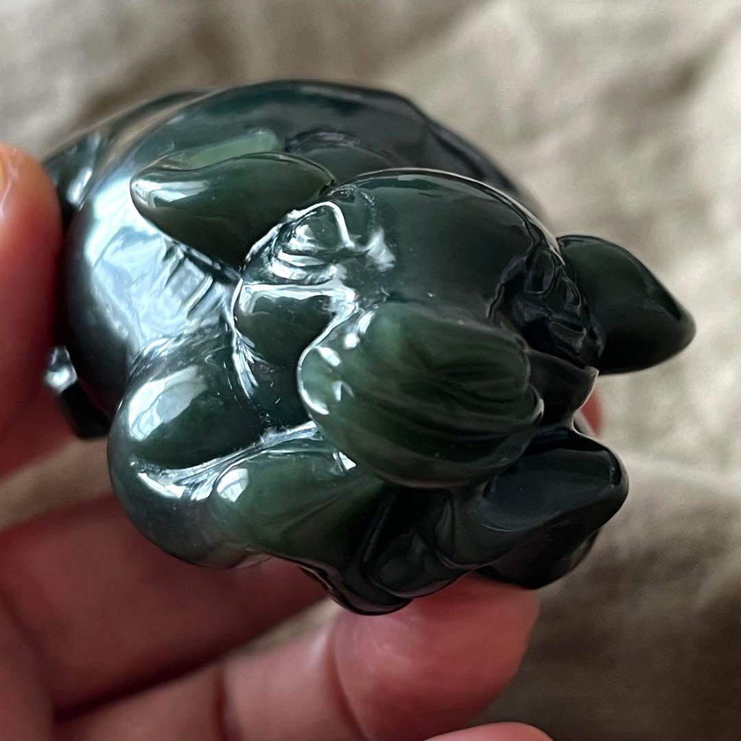 和田玉 ろうかん 青玉 藍青 古翡翠 彫刻 ネフライト 軟玉 アンティーク 希少