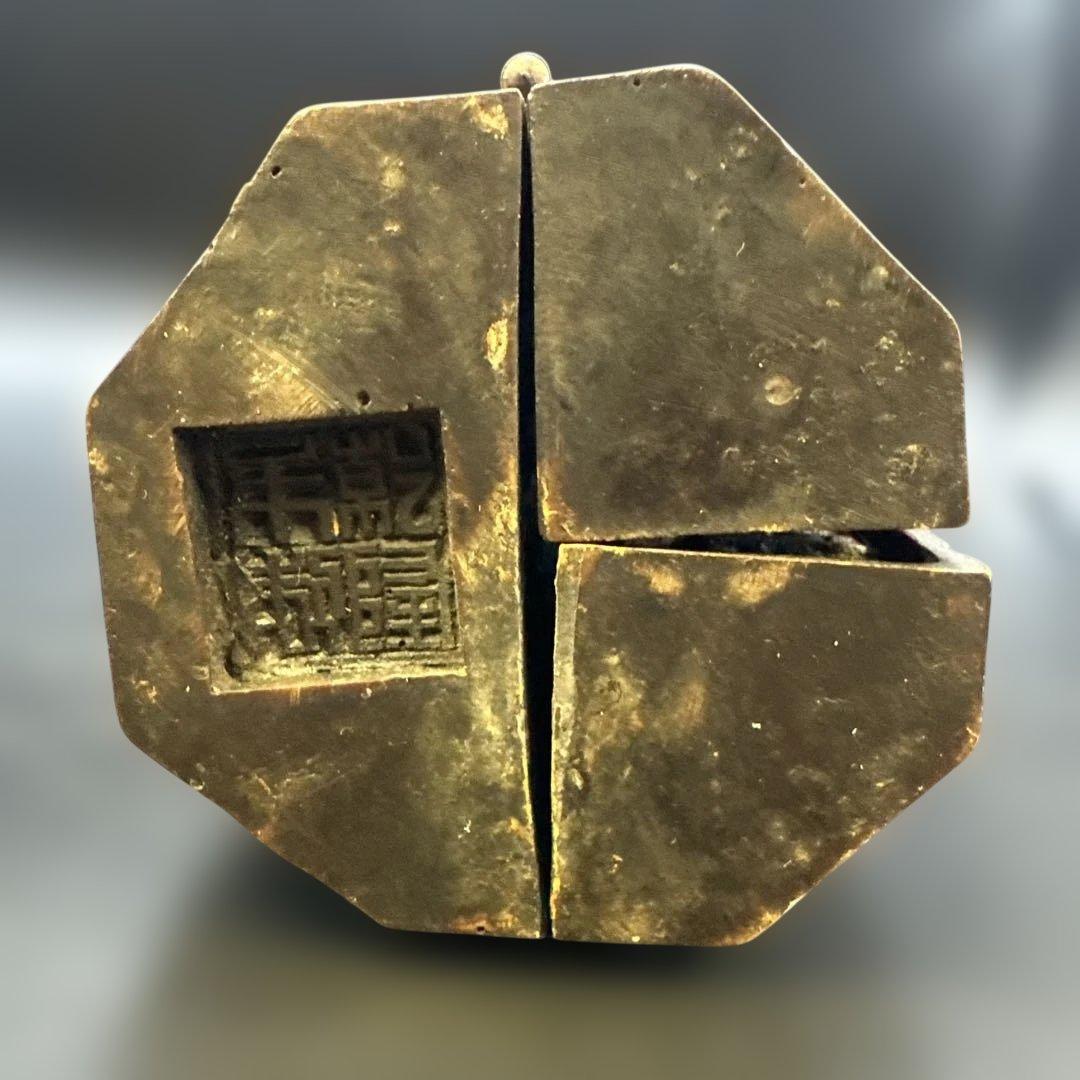 古董 置物 中国 仏像 三面仏像 彫刻