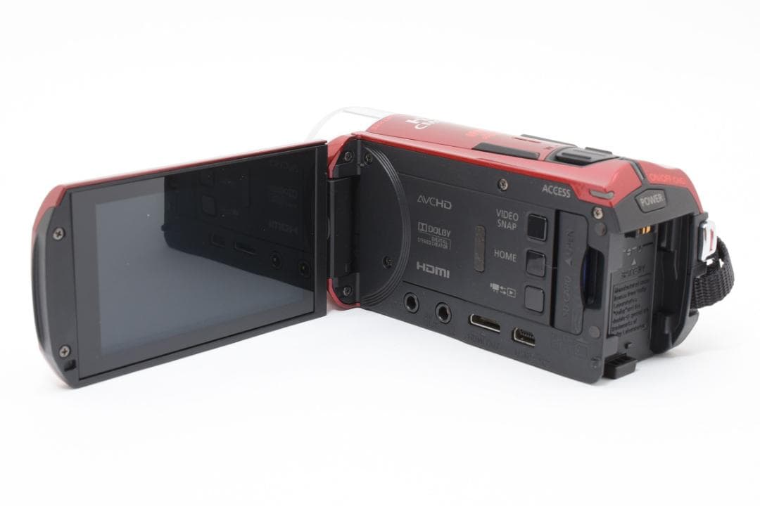 【極美品】Canon ビデオカメラ iVIS HF R31 レッド　動作確認済