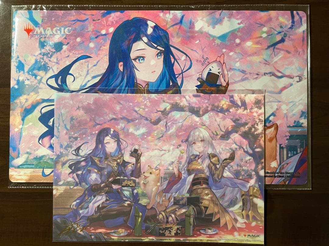 放浪皇のお花見 プレイマット(ナーセットver) ビジュアルボード セット