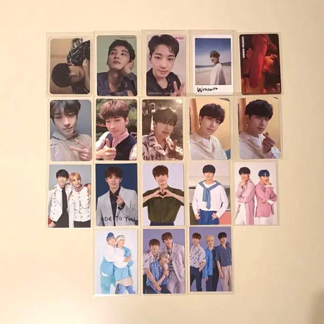 SEVENTEEN ウォヌ グッズ セット まとめ売り 画像5枚セット内容