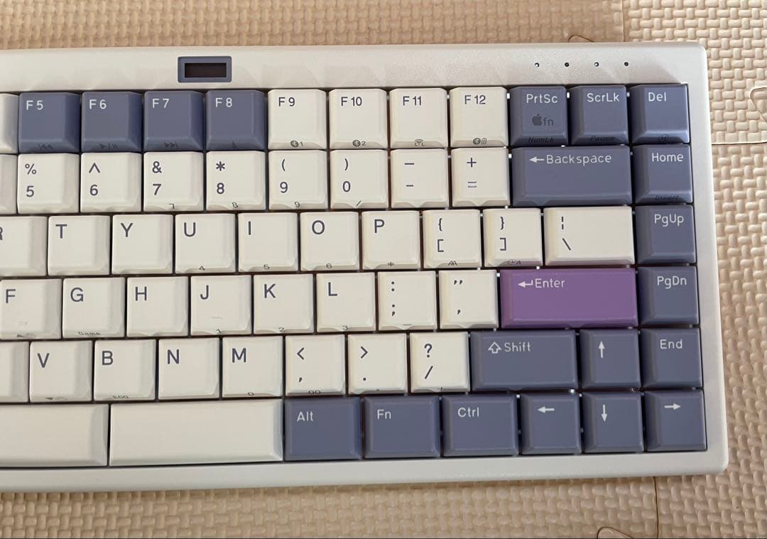 NiZ-L84-3M-PG 無線キーボード Purple White