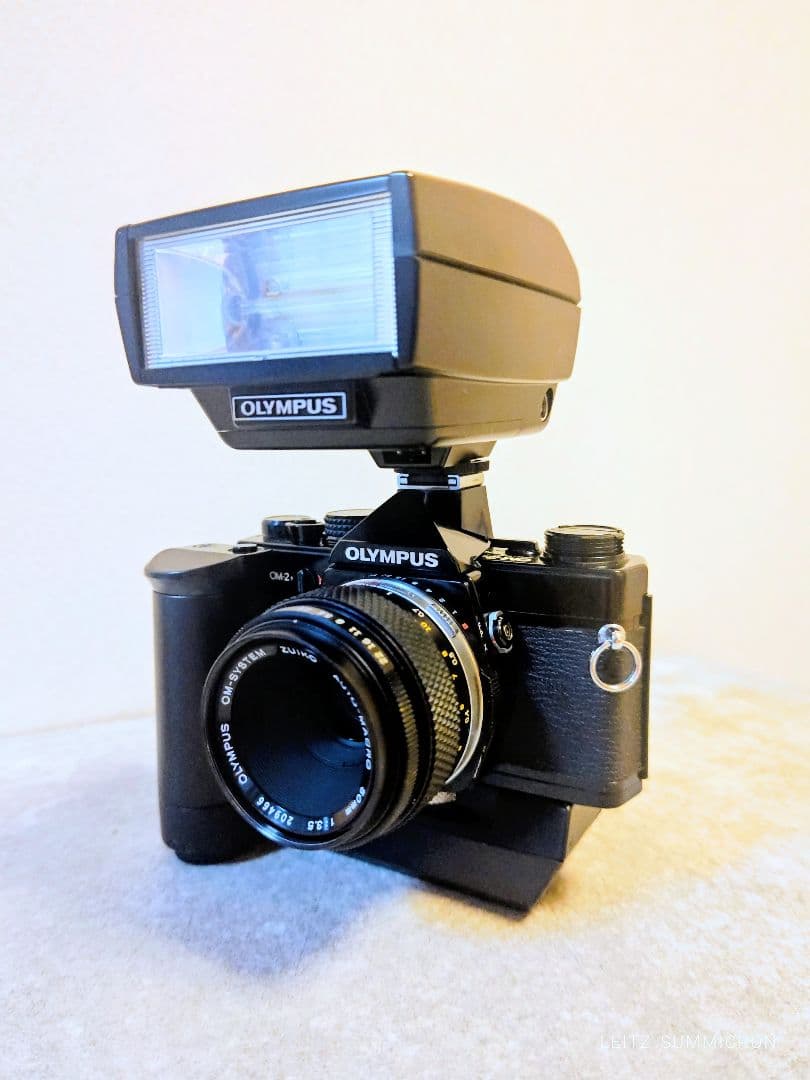 OLYMPUS OM-2N MACRO 50mm f3.5 ワインダー 元箱付き