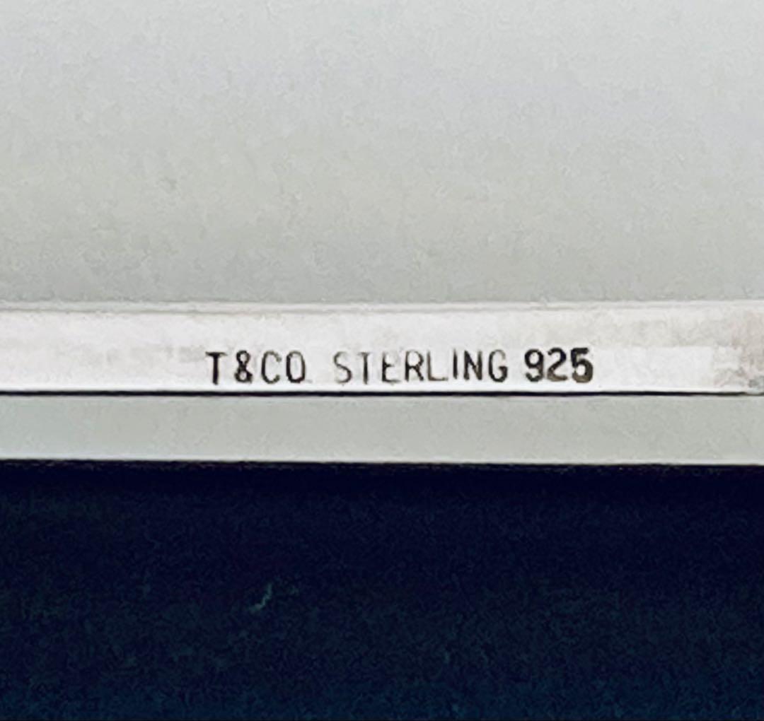 シルバー925◆ティファニー純銀ボールペン　スターリング Tiffanyブラック