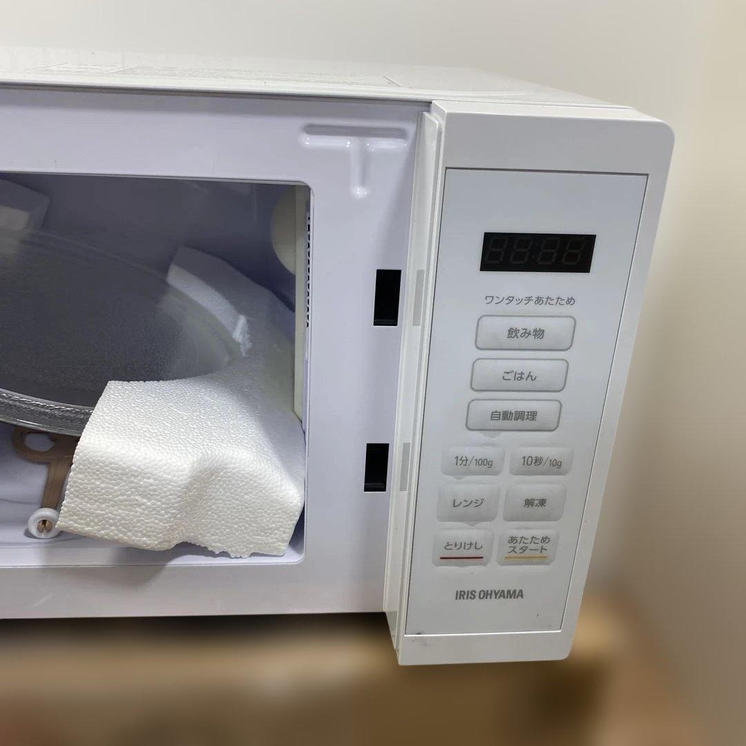 (新品未使用品) アイリスオーヤマの電子レンジIMB-T178-W24年製