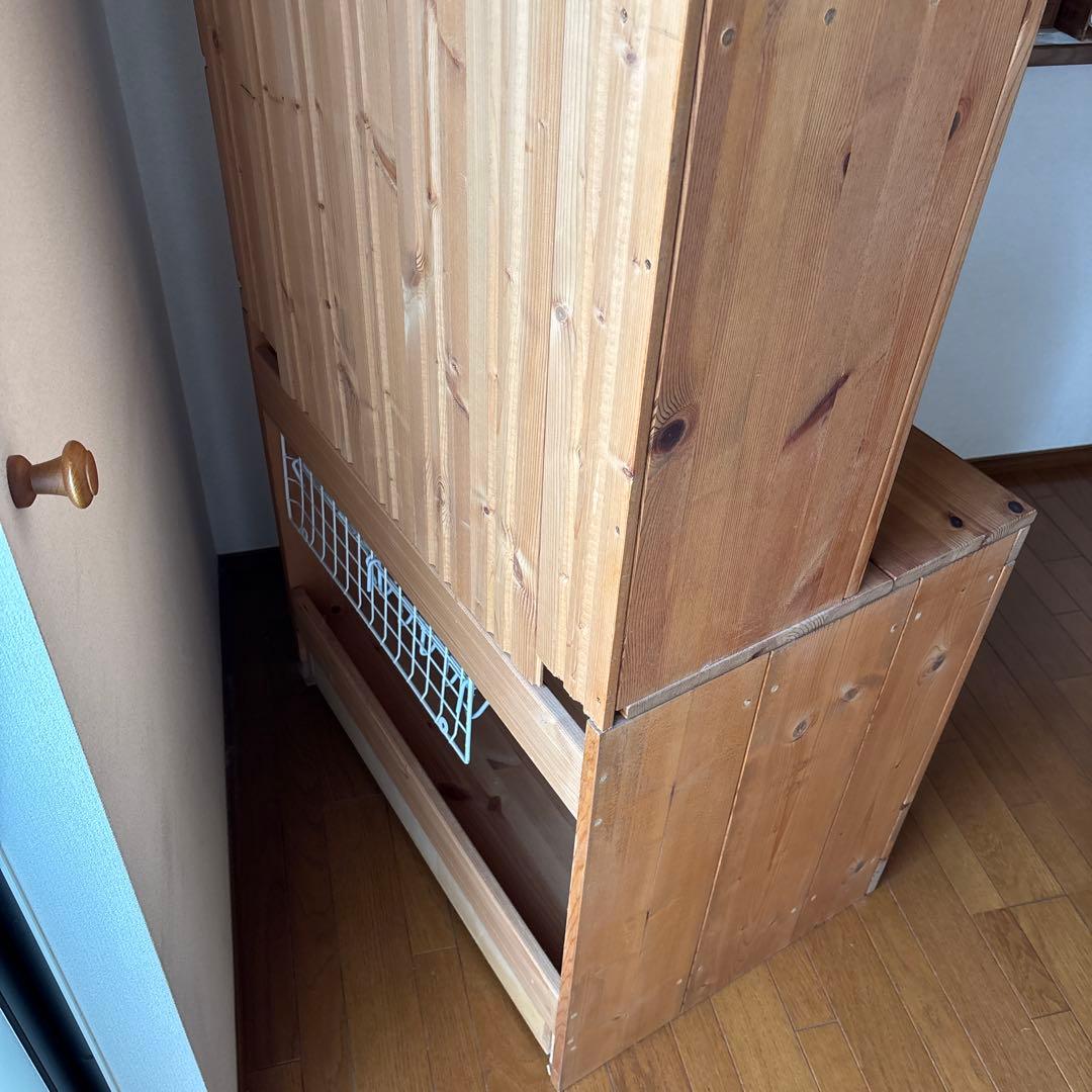 カントリー パソコンラック ハンドメイド