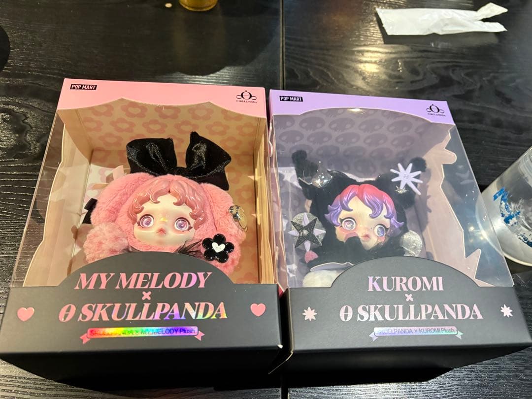 My Melody & Kuromi O Skullpanda ぬいぐるみ