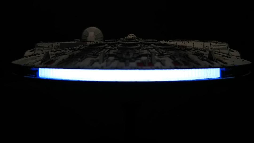 ミレニアムファルコン 電飾改修 塗装済 完成品 塗装 1/350