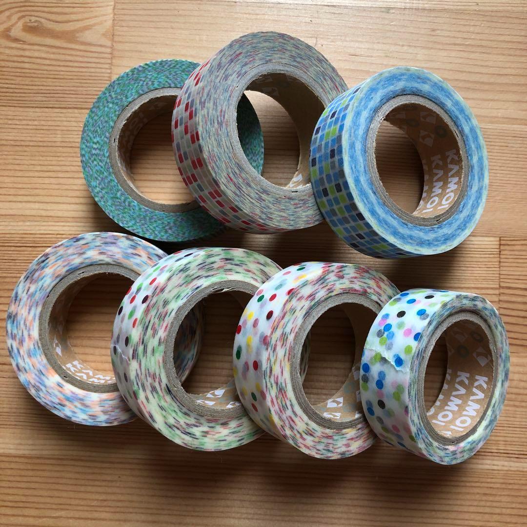 カモ井　マスキングテープ　茶芯