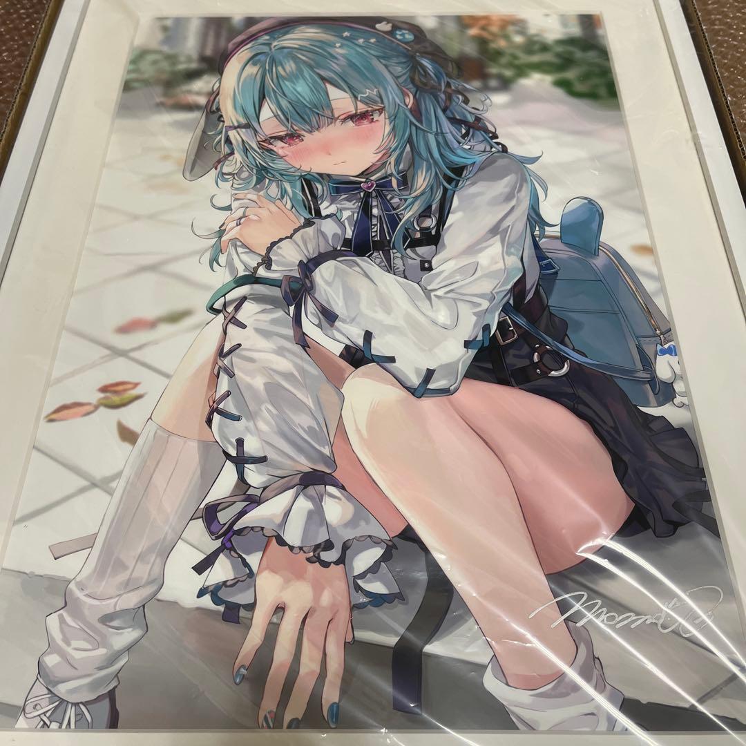 【ももこ先生】直筆サイン入りA3複製原画・Moment2 さしみねこ屋