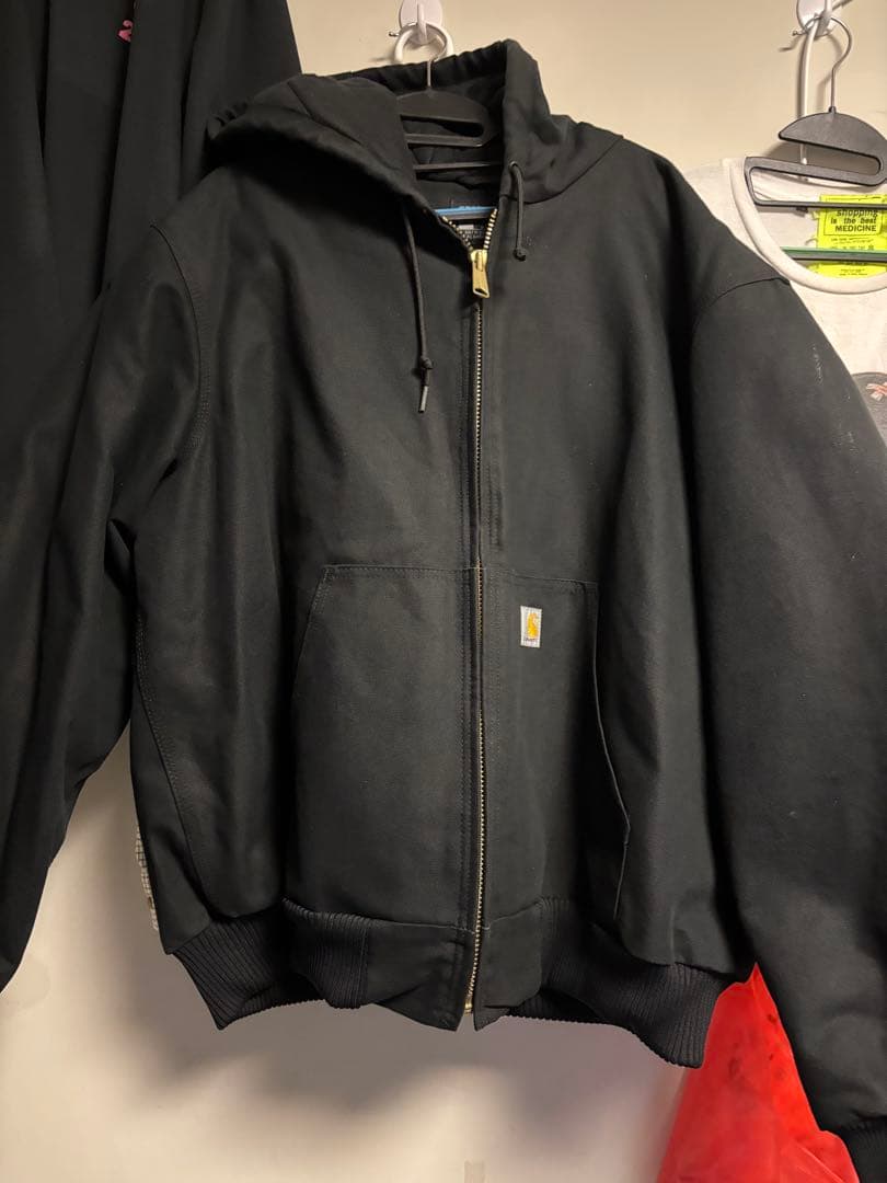 Carhartt ブラックジャケット XL ルーズフィット