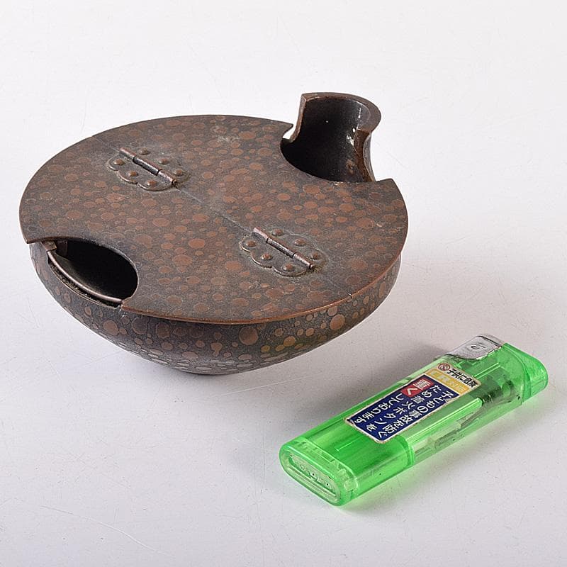 古民具　古銅製　行燈灯芯入れ　C　R8113