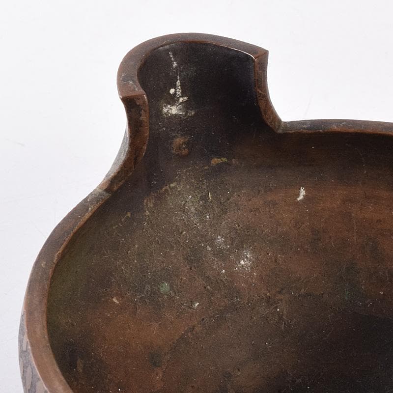 古民具　古銅製　行燈灯芯入れ　C　R8113