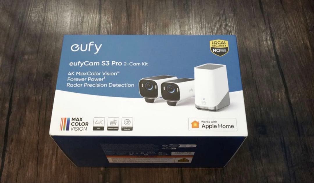 【新品未開封】Anker Eufy eufyCam S3 Pro 2-Cam