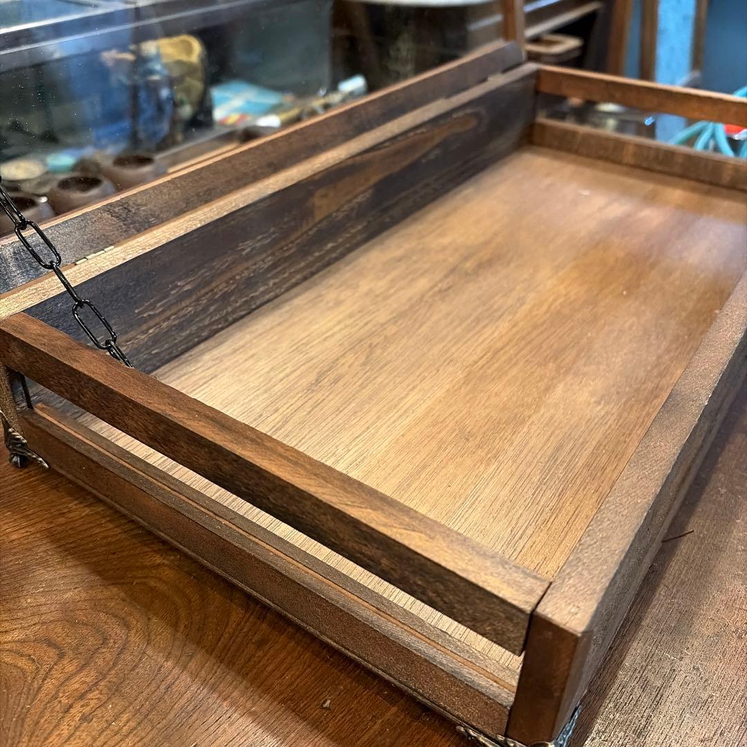 横長4面木製ガラスケース