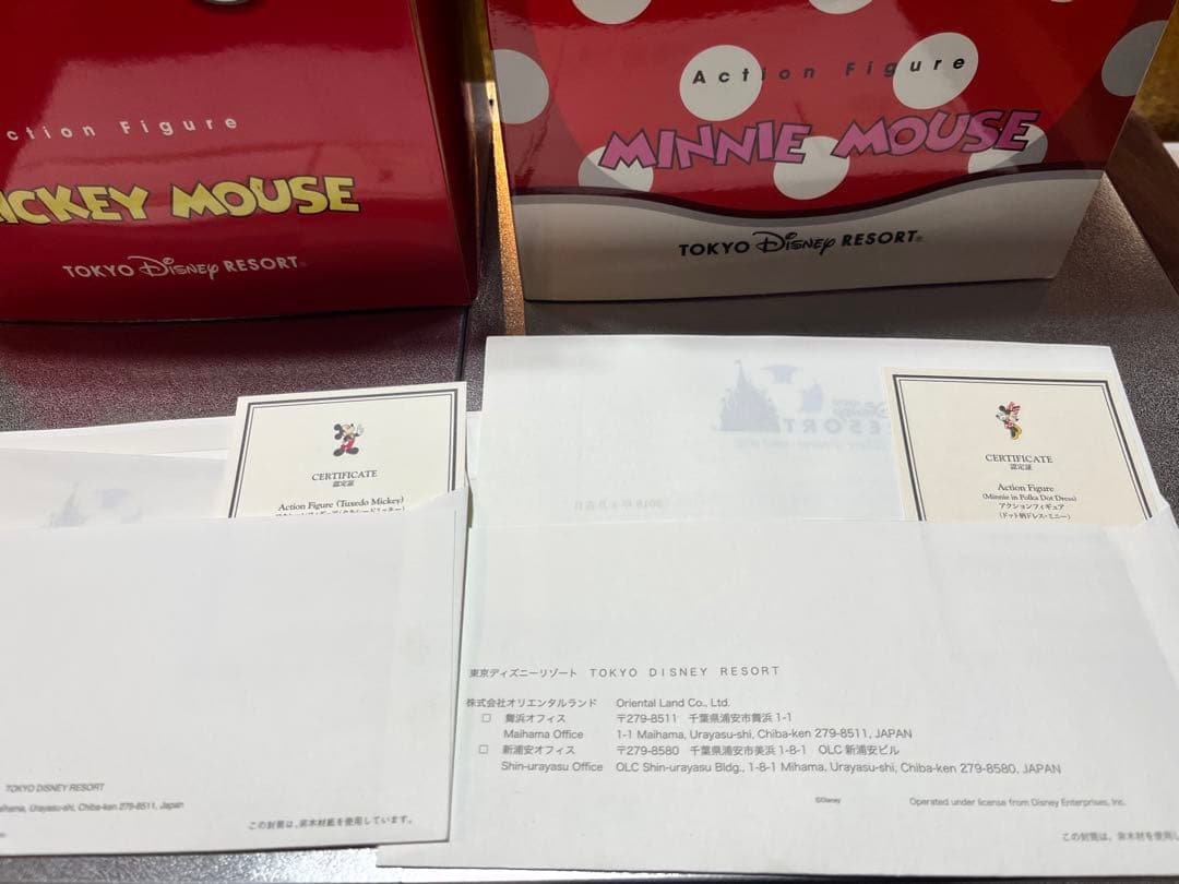 東京ディズニーリゾート ミッキー&ミニー フィギュアセット 限定品