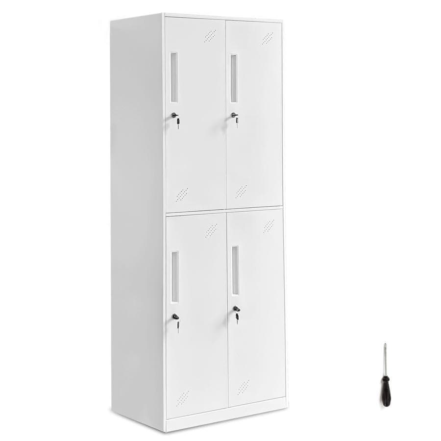 ロッカー 鍵付き ロッカー 収納 ロッカー 4人用オフィス用品鍵付きロ(4人用)