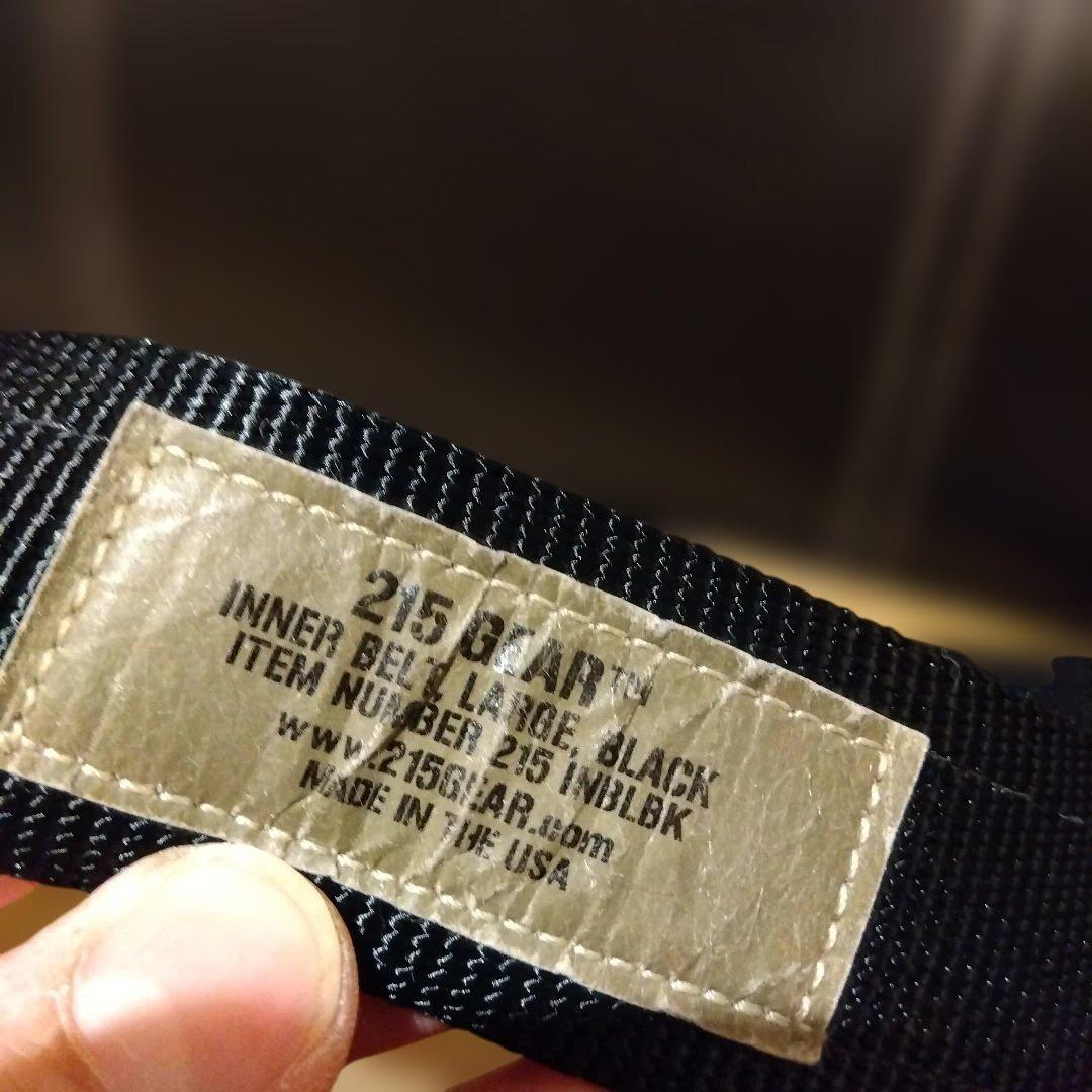 米国製　 215 GEAR　ファーストライン　ベルト　コブラバックル付き