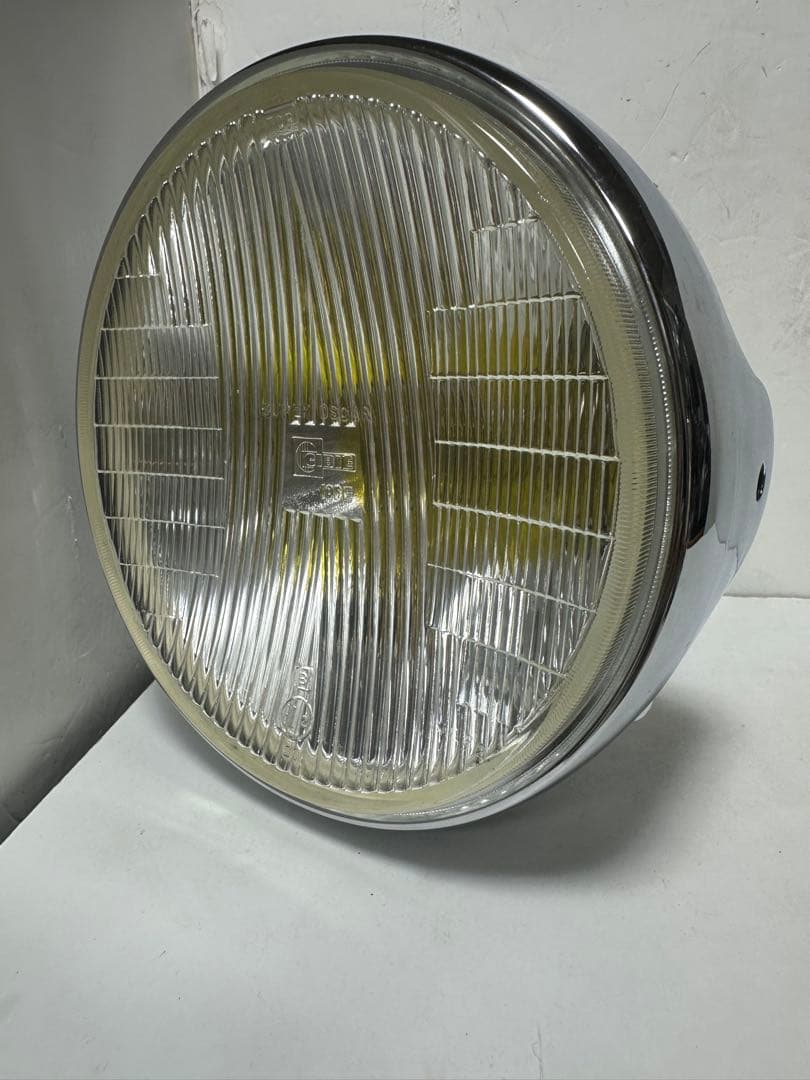 極上品/希少当時物180πシビエ凹レンズ付ヘッドライト/マーシャルCIBIE