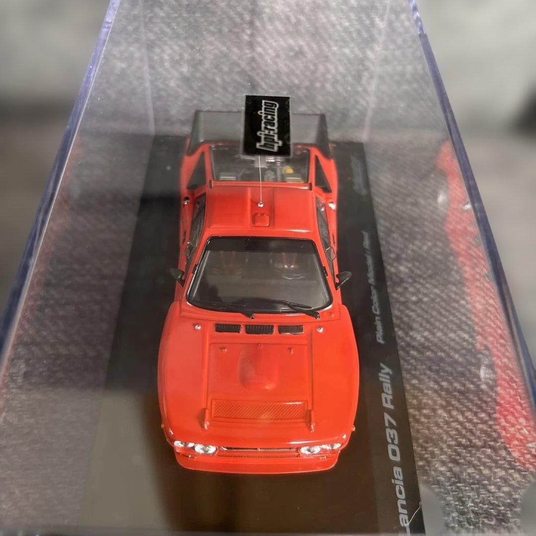 ランチア 037 ラリー プレインカラーモデル レッド 1/43 hpi