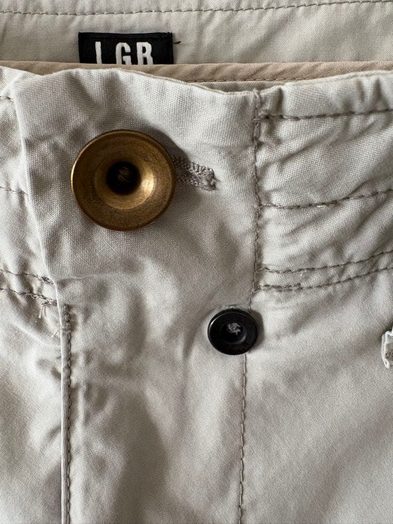 LGB サルエルパンツ ライトグレー　美品