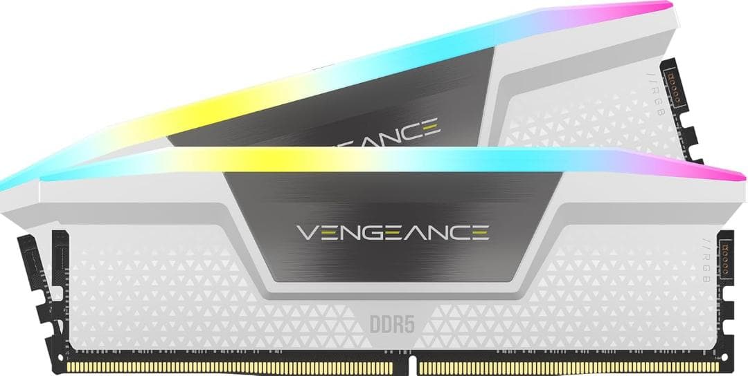 CORSAIR DDR5-6400MHz VENGEANCE 32GB ホワイト