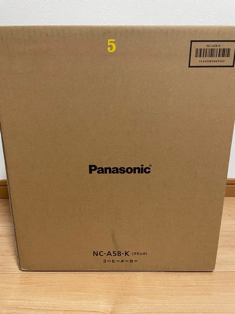 Panasonic NC-A58-K コーヒーメーカー(ブラック)