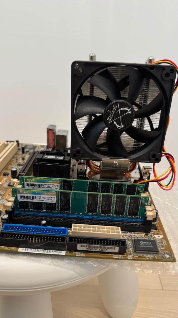 【完動良品】P4P800 SEとPentium 4 CPU、DDRメモリ