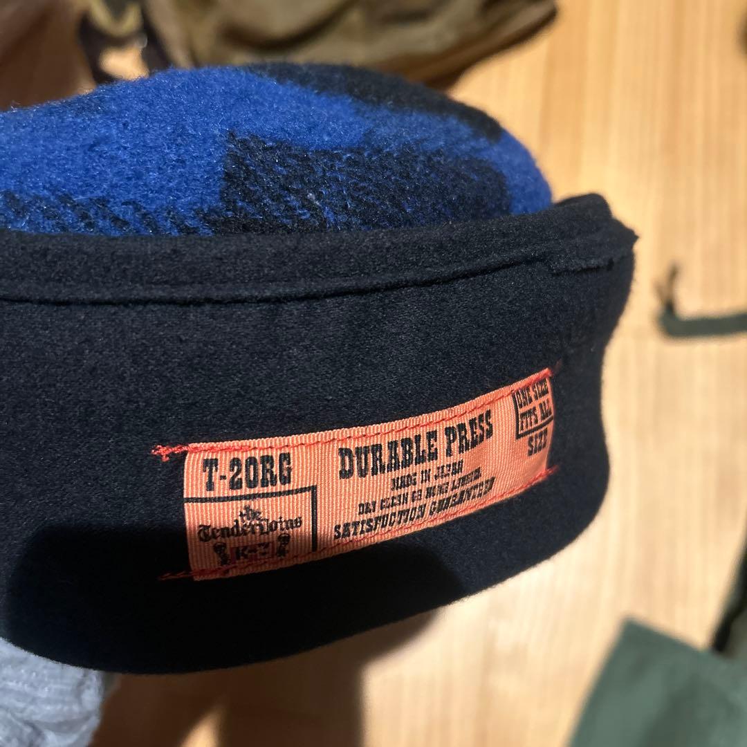 希少テンダーロイン バッファローチェックキャップ ワンサイズ