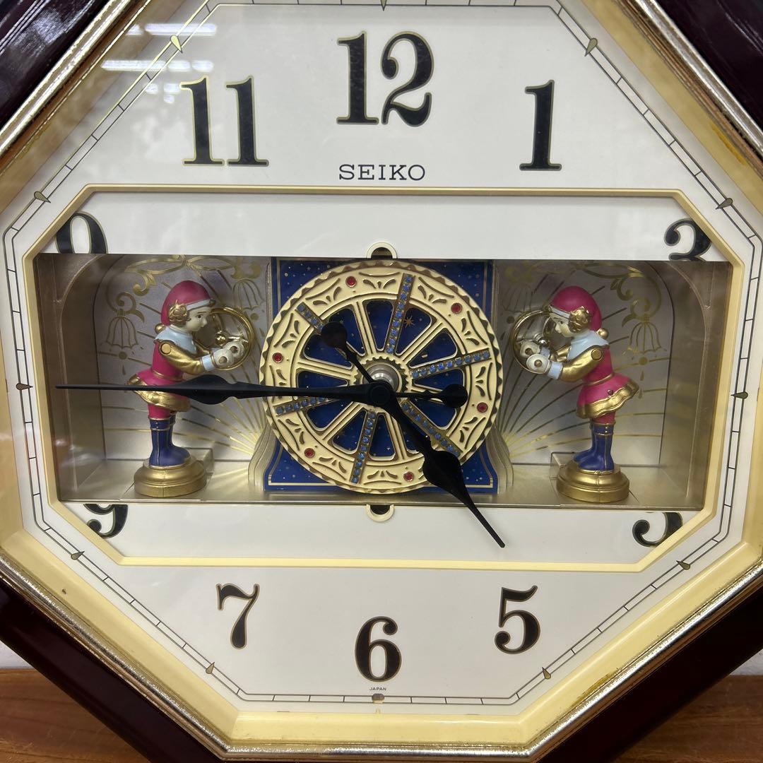SEIKO セイコー からくり時計パペット Puppet アナログ掛時計 日本製