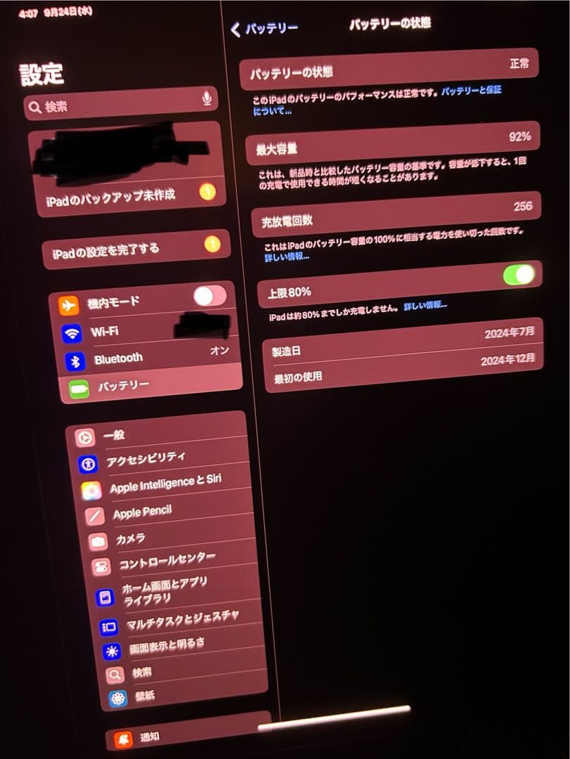 A*i様 iPad Pro 11 第5世代 M4 256GB 即日発送⭕️