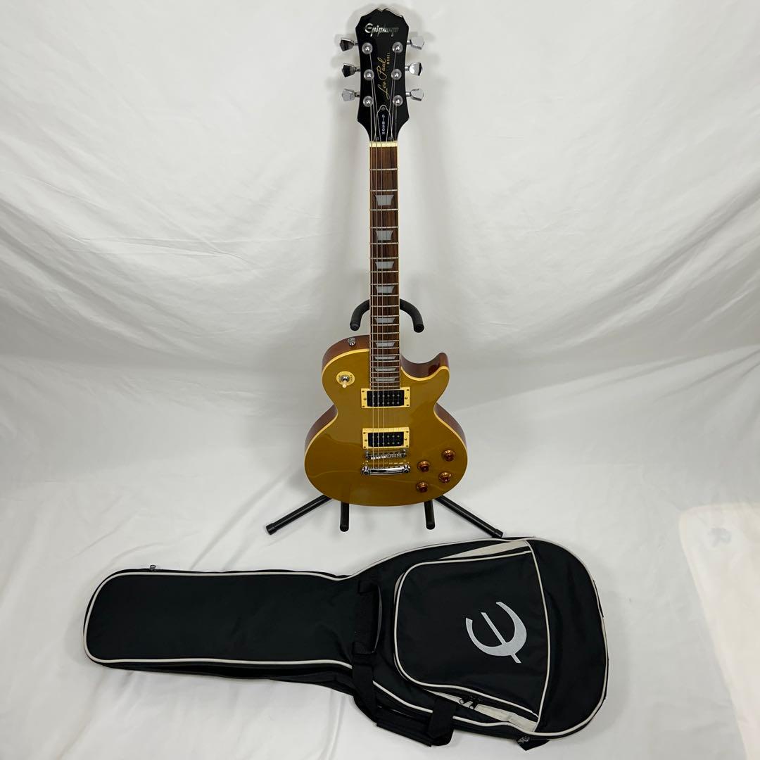 エピフォン レスポールスタンダード ゴールドトップ ギブソンロゴ 韓国製
