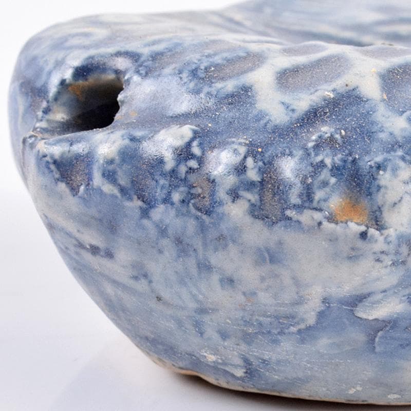 李朝　瑠璃釉　魚形水滴　V　R4752