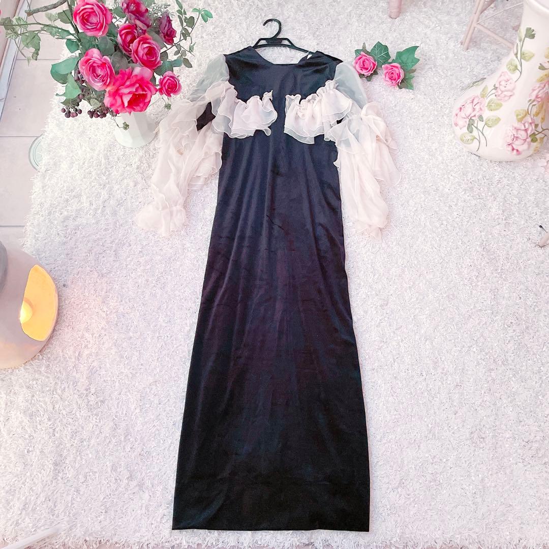 スーツ・フォーマル・ドレス KnuthMarf 2way chiffon docking one piece