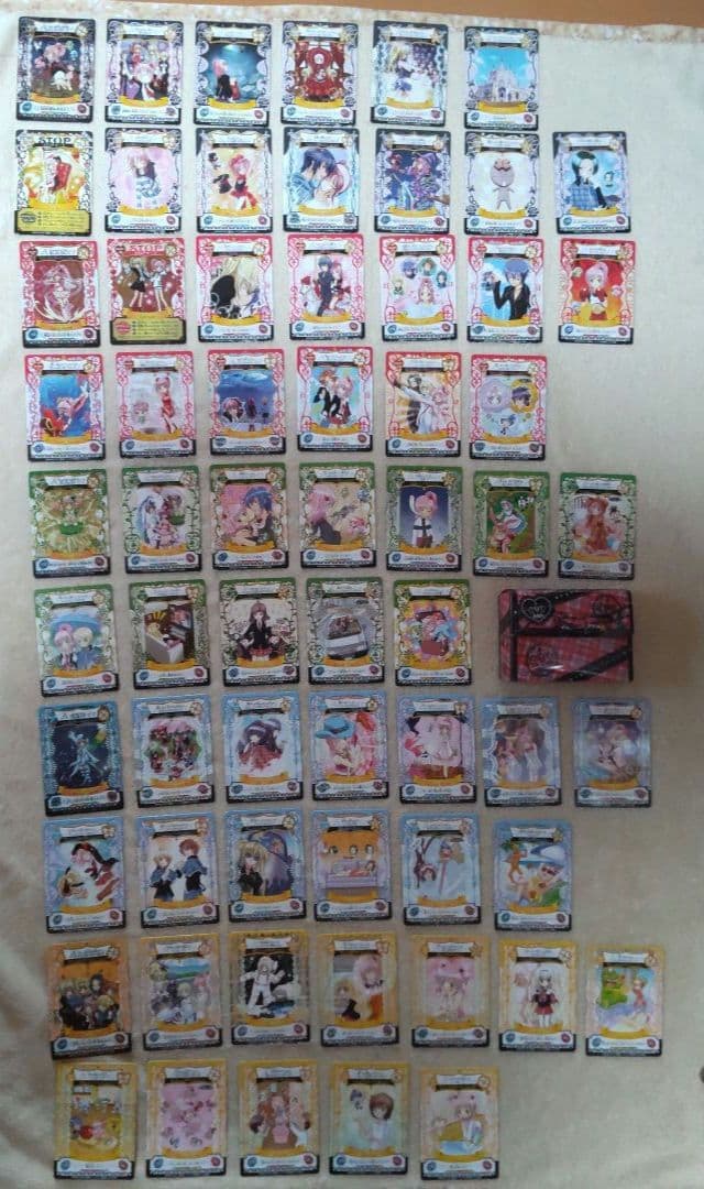 【中古品】しゅごキャラ！　アミュレットフローカード　63枚　まとめ売り