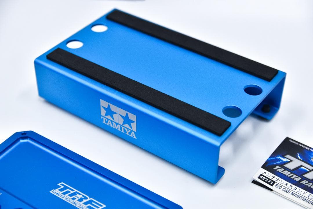 タミヤ TRF 2点セット （ メンテナンススタンド ／ アルミパーツトレイ）