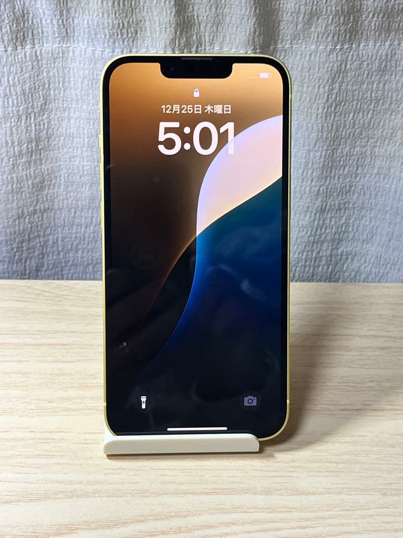 ♫レアカラー 超美品 Apple iPhone 14 イエロー SIMフリー