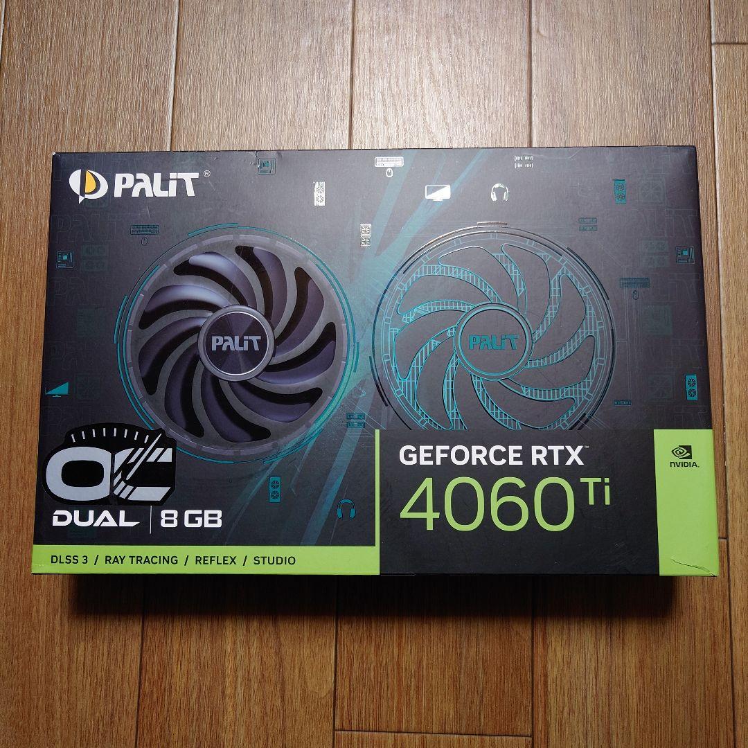 極美品　PALIT GEFORCE RTX 4060 Ti 8GB