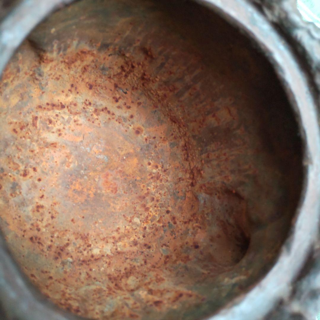 骨董　鉄瓶　大國