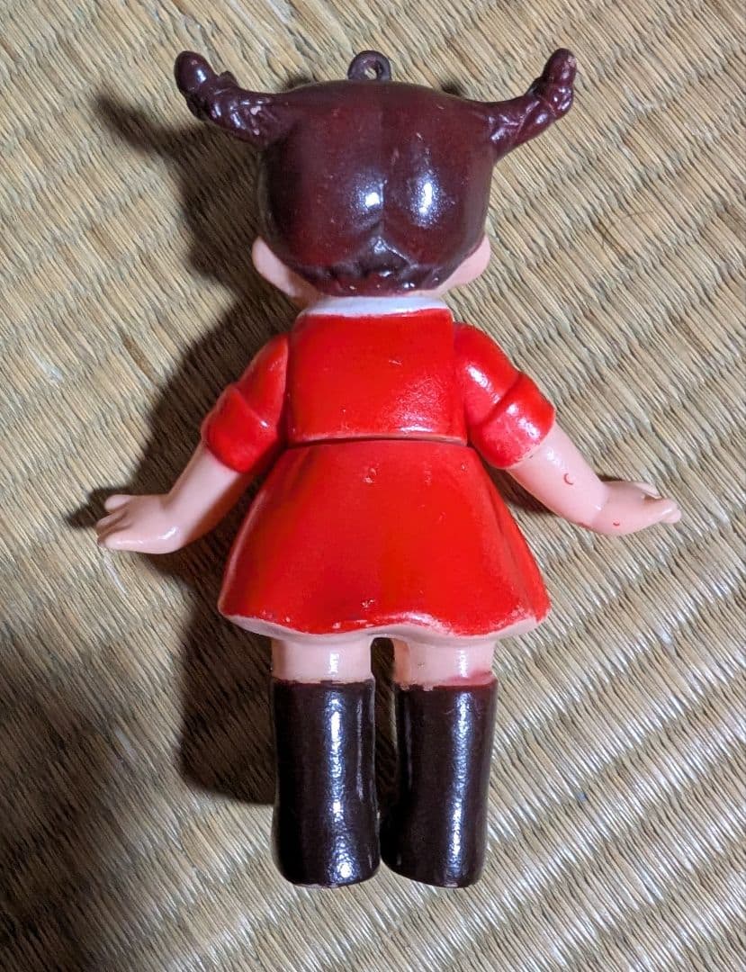 【希少】草原の少女ローラ　パトラ製　ソフビ　当時物　レトロ　キーホルダー